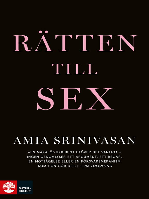 Title details for Rätten till sex by Amia Srinivasan - Available